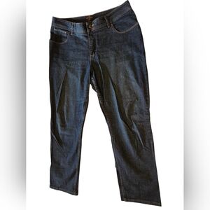 Riders By Lee Dark Blue Denim Jeans Size 16W